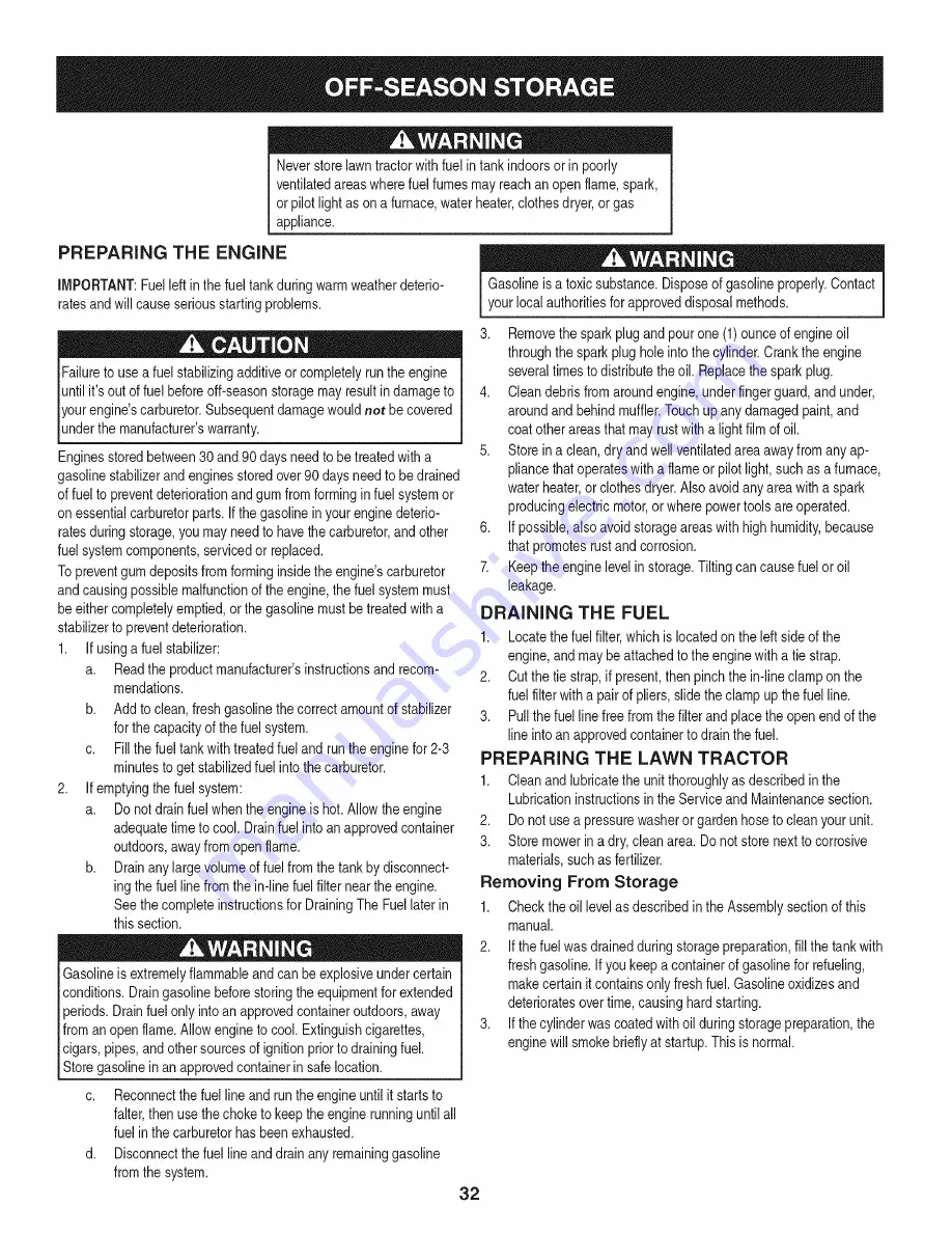 Craftsman 247.290000 Operator'S Manual Download Page 140