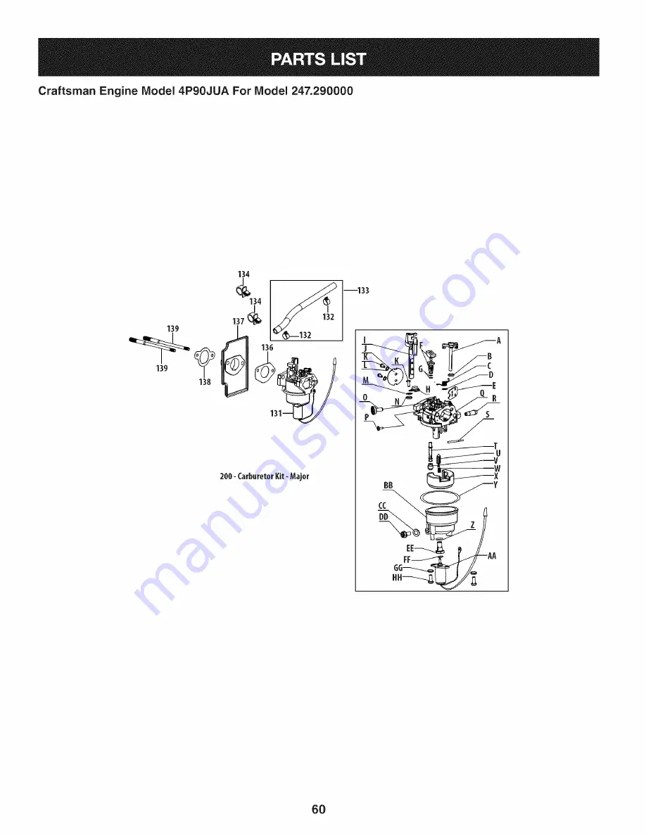 Craftsman 247.290000 Operator'S Manual Download Page 168