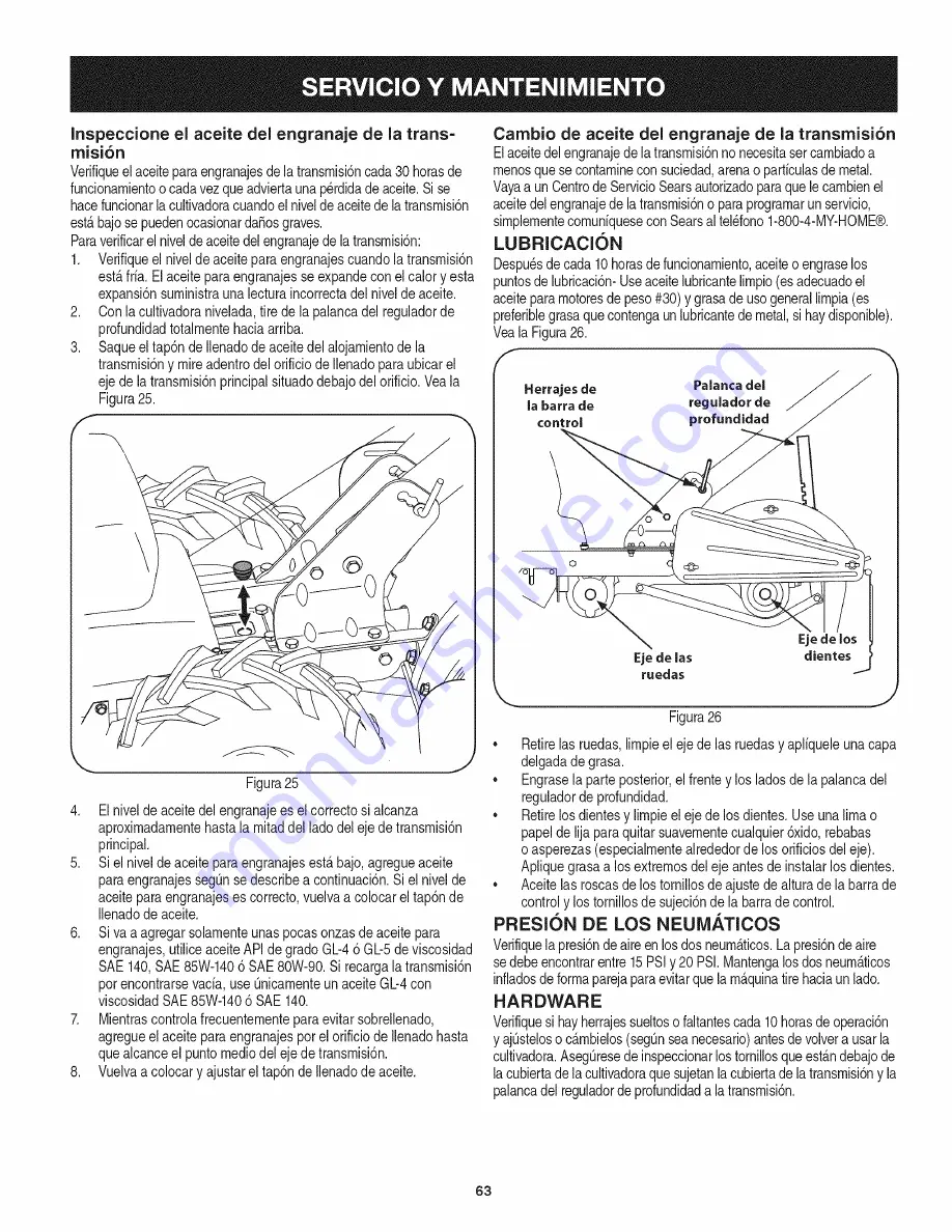 Craftsman 247.299301 Скачать руководство пользователя страница 63