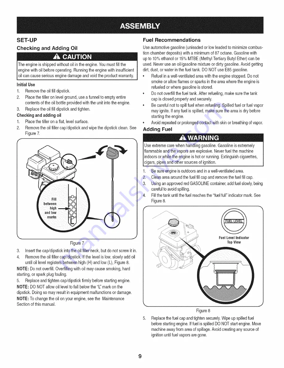 Craftsman 247.299341 Operator'S Manual Download Page 9