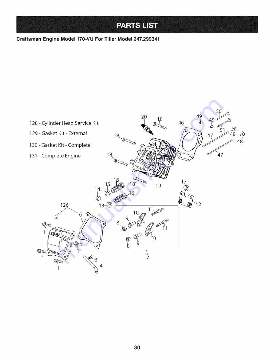 Craftsman 247.299341 Operator'S Manual Download Page 30