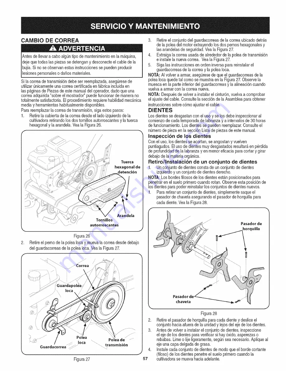 Craftsman 247.299341 Operator'S Manual Download Page 57