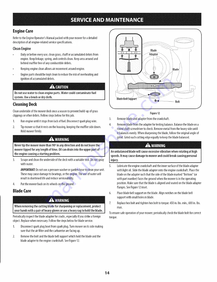 Craftsman 247.37000.1 Operator'S Manual Download Page 14