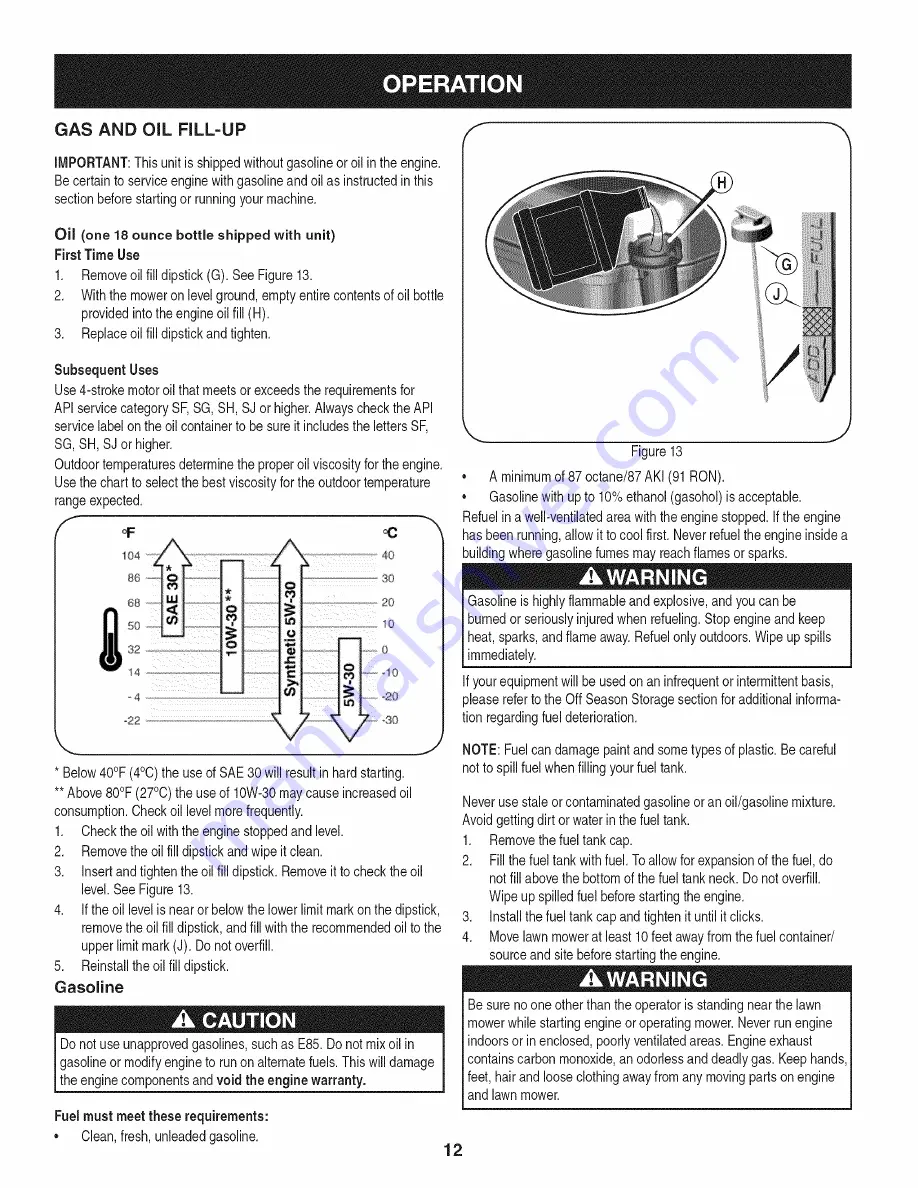 Craftsman 247.3703 Operator'S Manual Download Page 12