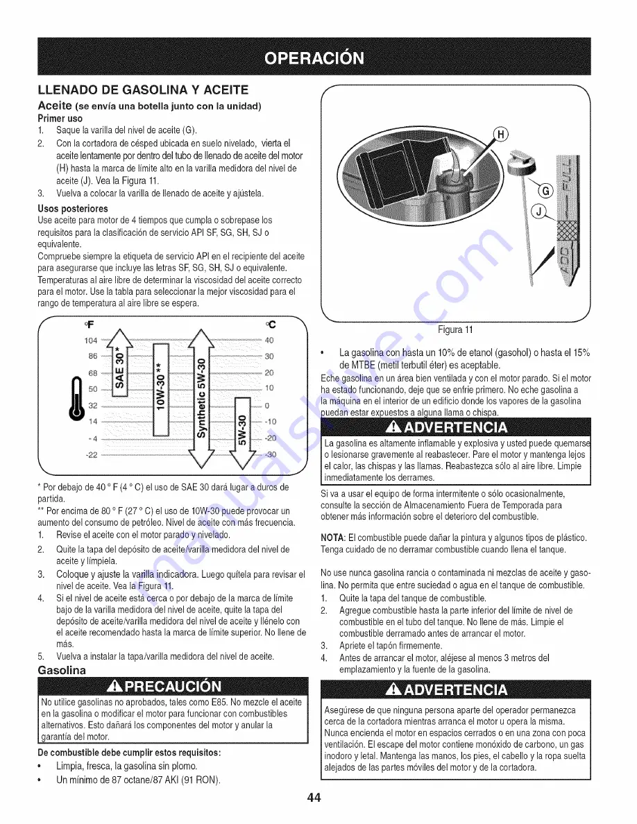 Craftsman 247.37185 Operator'S Manual Download Page 44