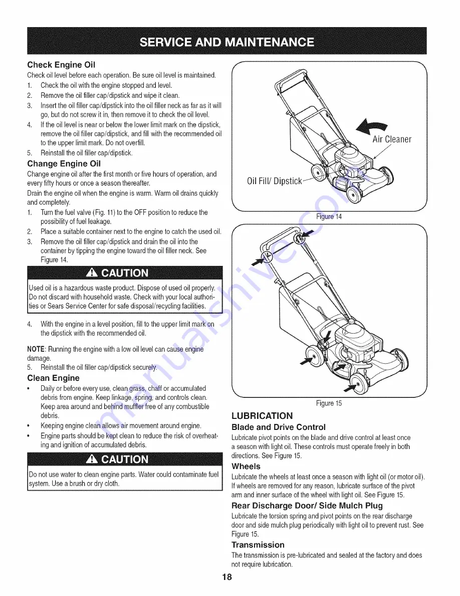 Craftsman 247.37683 Operator'S Manual Download Page 18