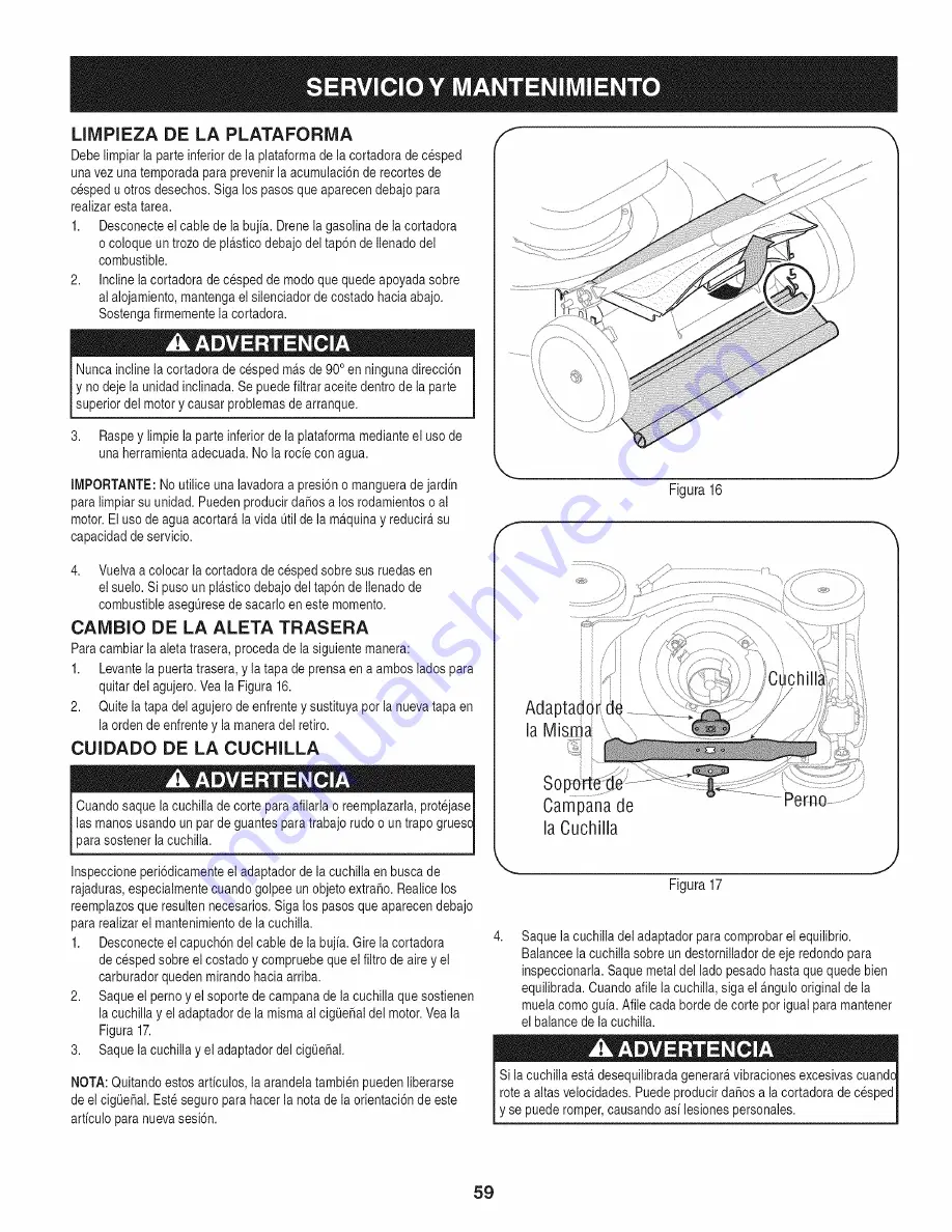 Craftsman 247.37683 Скачать руководство пользователя страница 59