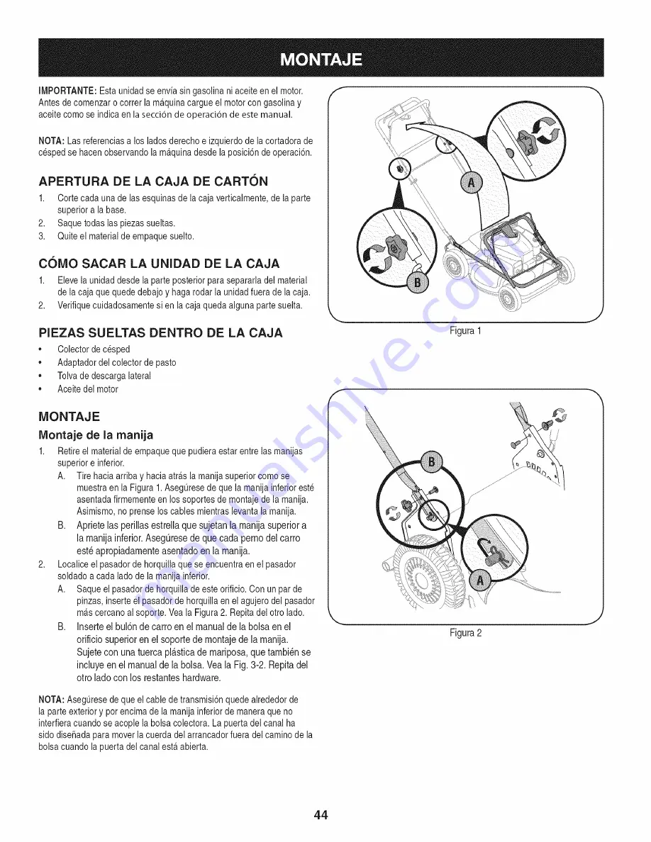 Craftsman 247.381091 Operator'S Manual Download Page 44