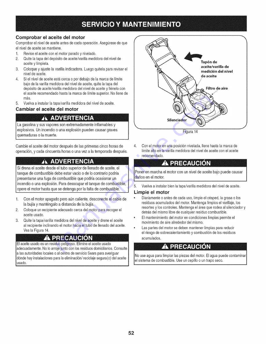 Craftsman 247.381091 Скачать руководство пользователя страница 52