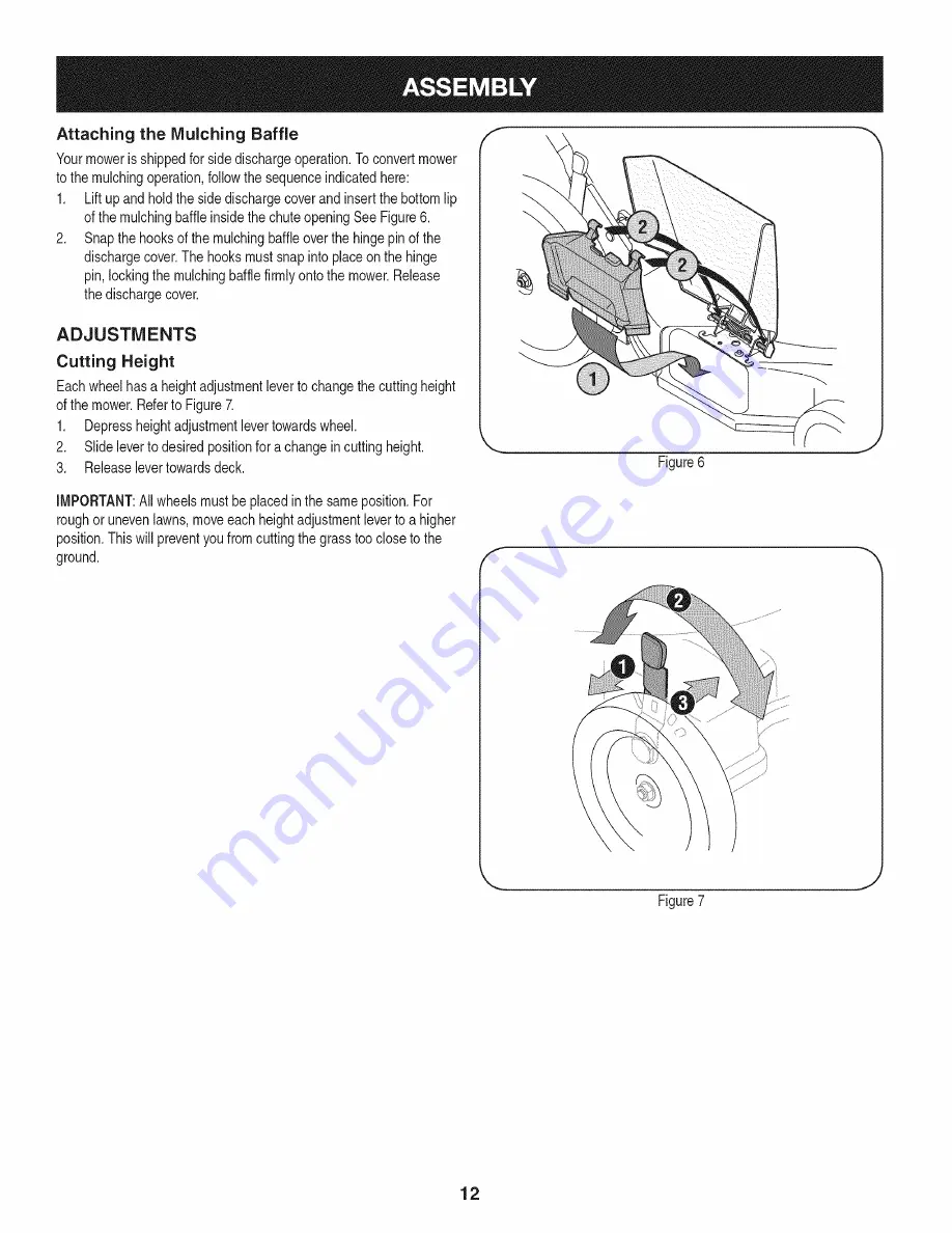 Craftsman 247.38518 Operator'S Manual Download Page 12