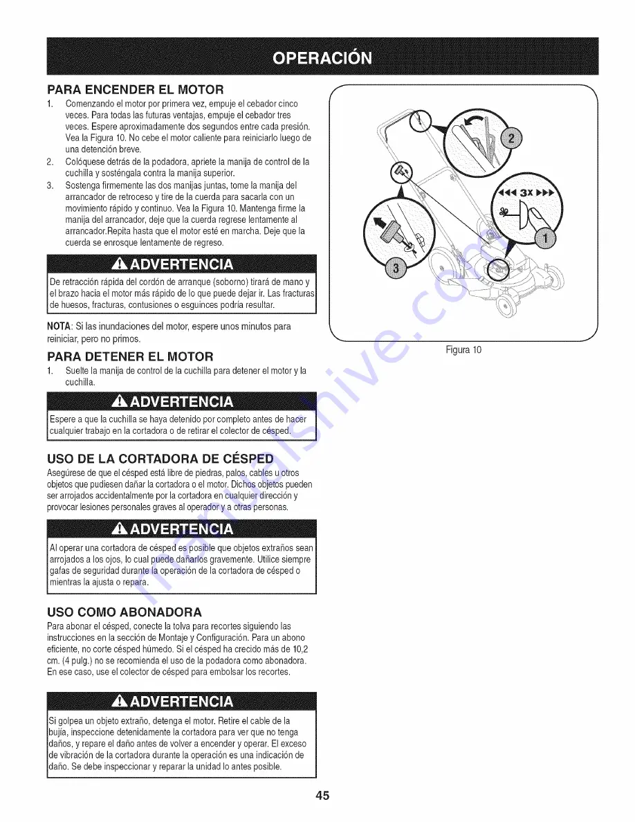 Craftsman 247.38518 Operator'S Manual Download Page 45