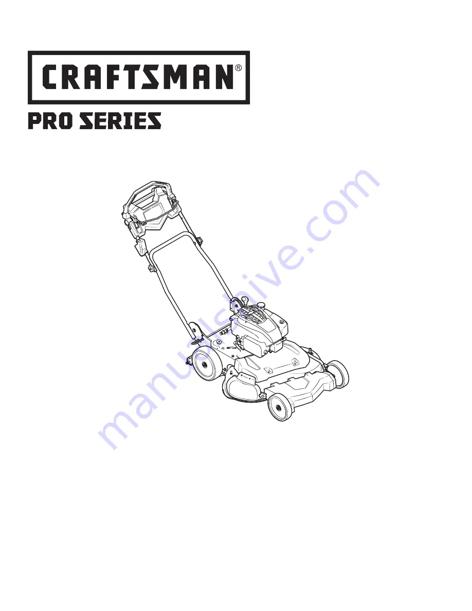 Craftsman 247.397900 Скачать руководство пользователя страница 1