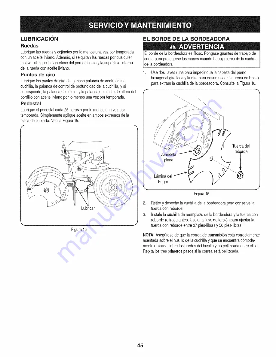 Craftsman 247.77246 Скачать руководство пользователя страница 45