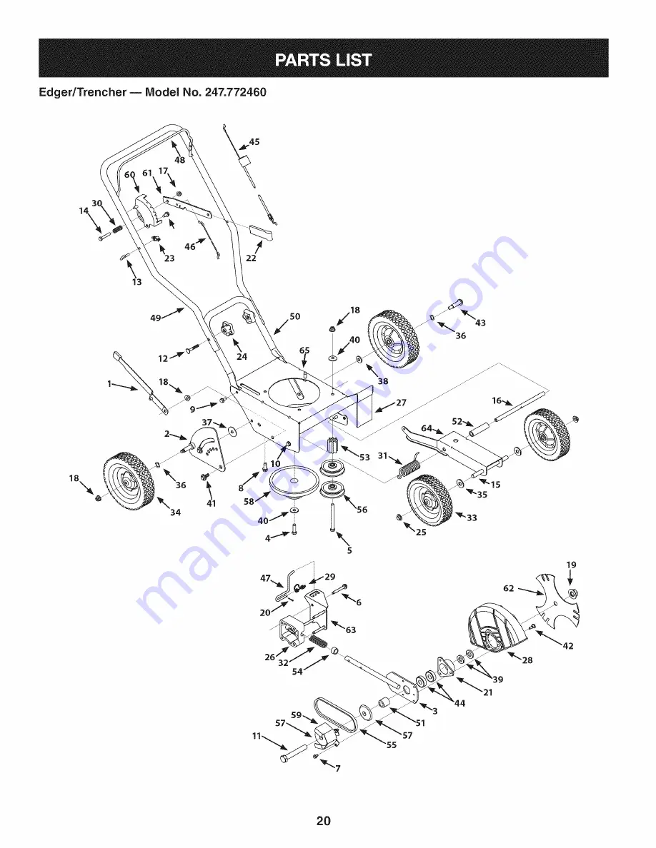 Craftsman 247.796510 Скачать руководство пользователя страница 20