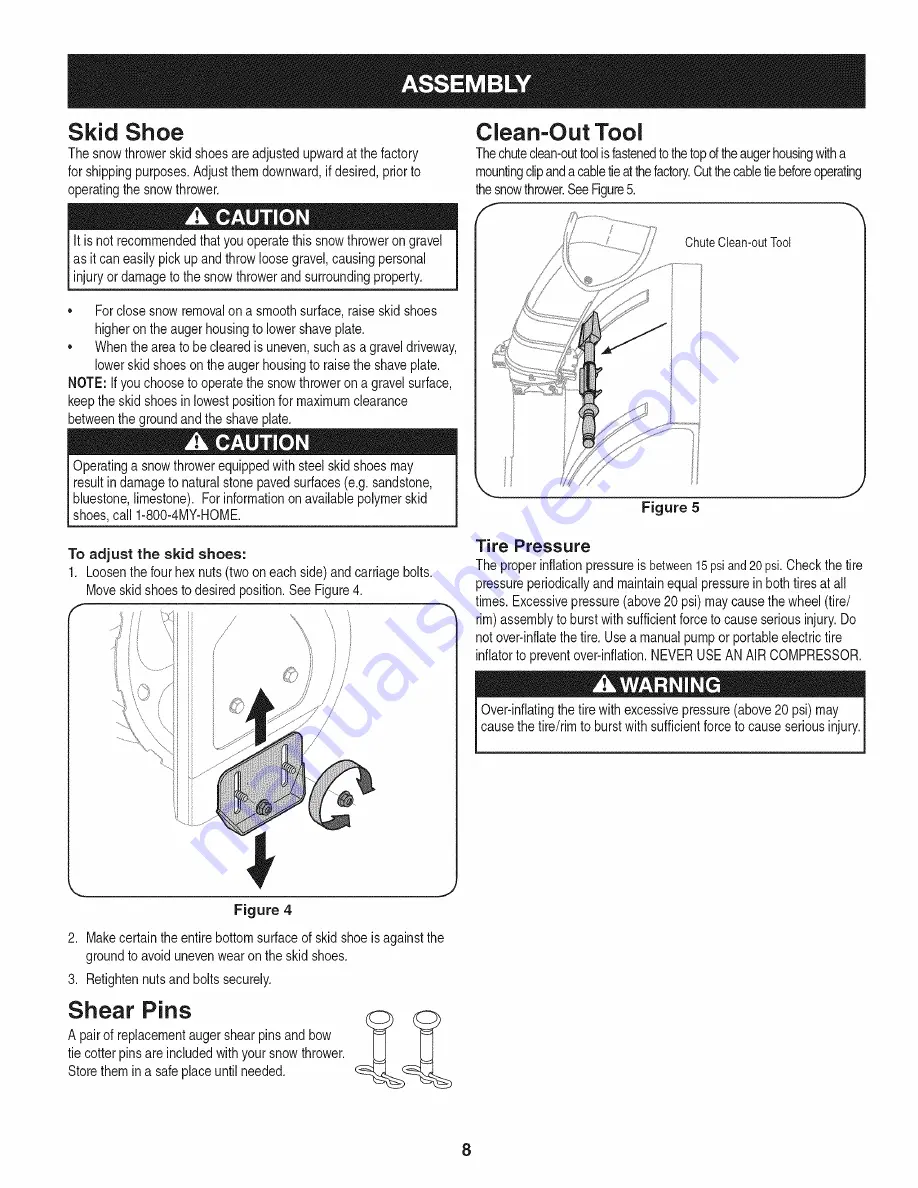 Craftsman 247.881700 Operator'S Manual Download Page 8