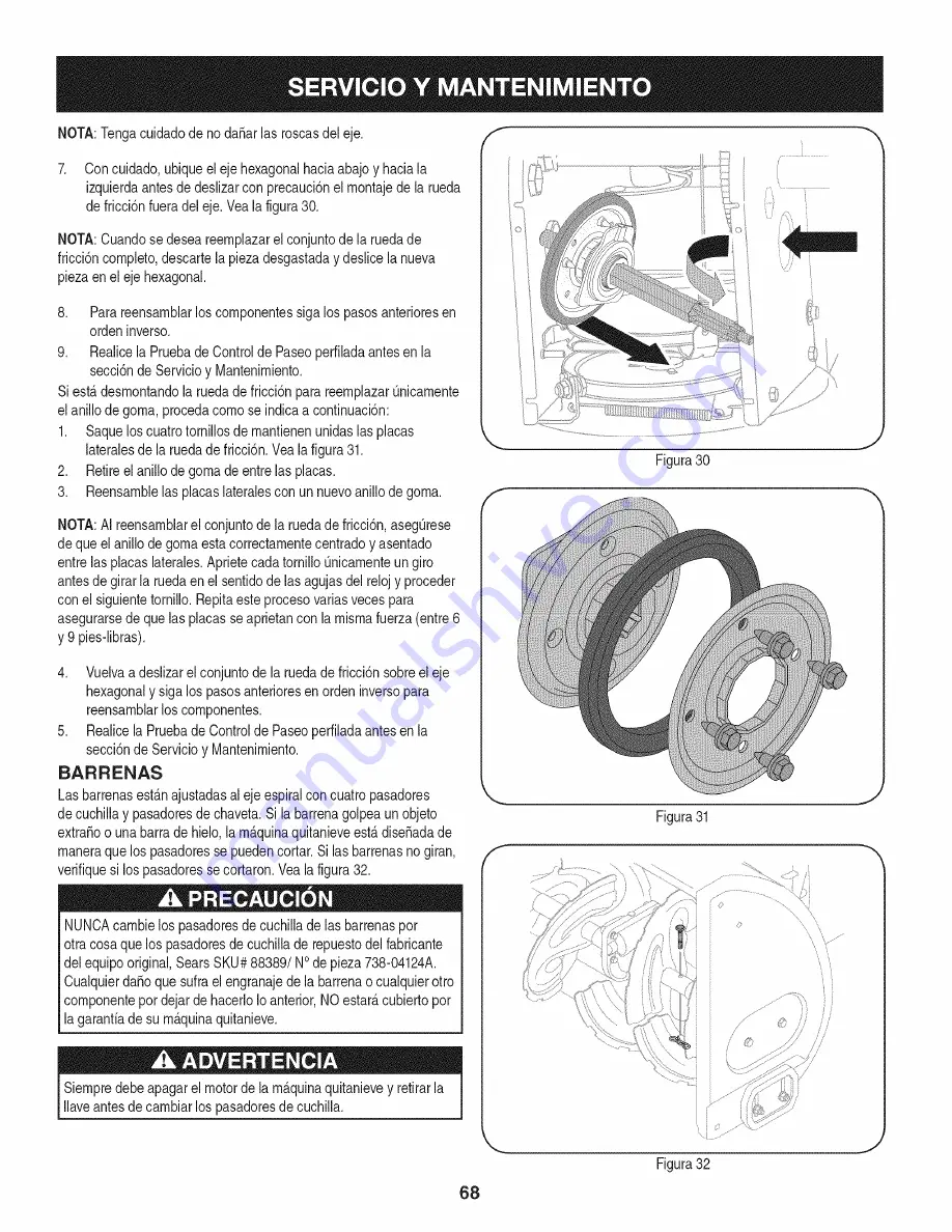 Craftsman 247.881720 Operator'S Manual Download Page 68