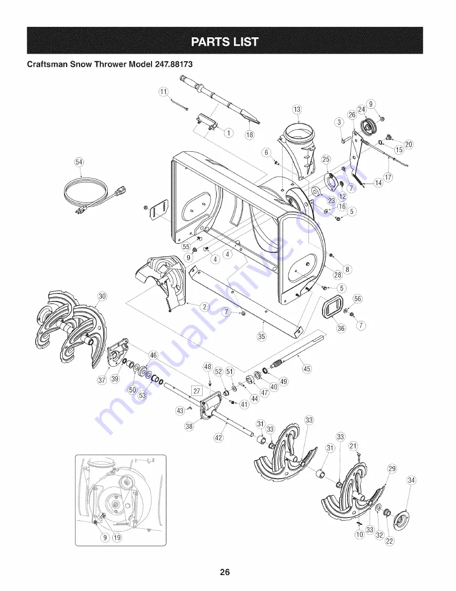 Craftsman 247.88173 series Operator'S Manual Download Page 26