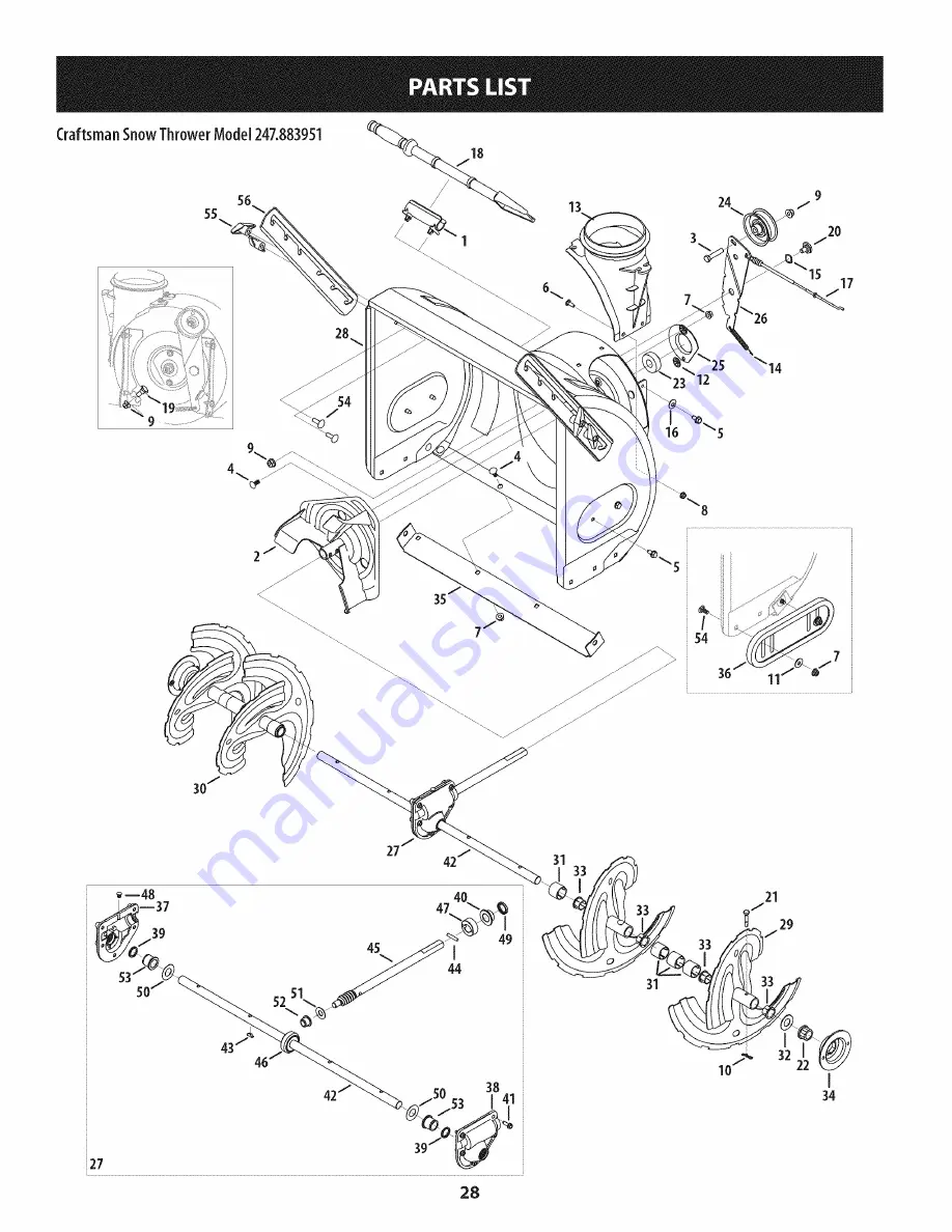 Craftsman 247.883951 Скачать руководство пользователя страница 28