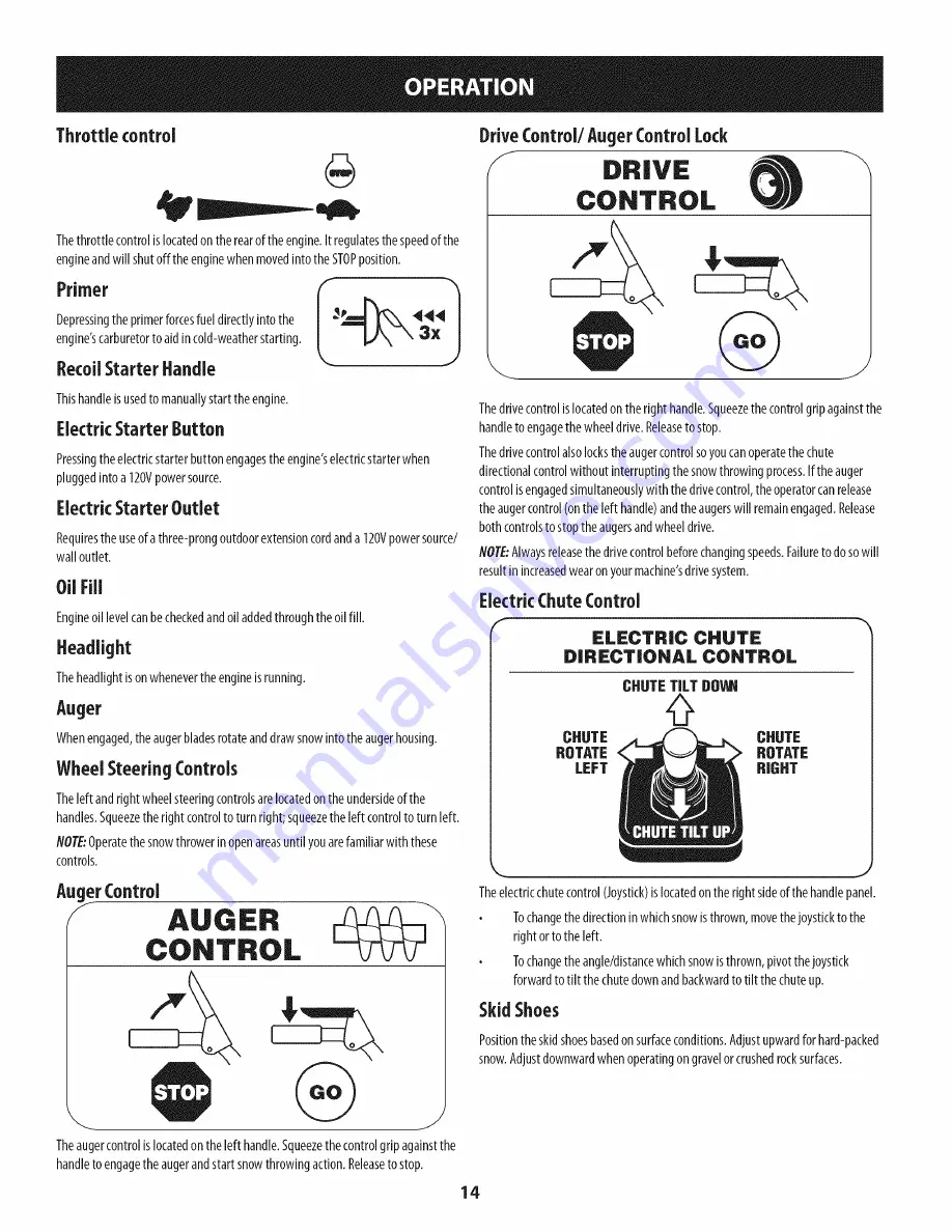 Craftsman 247.883961 Operator'S Manual Download Page 14