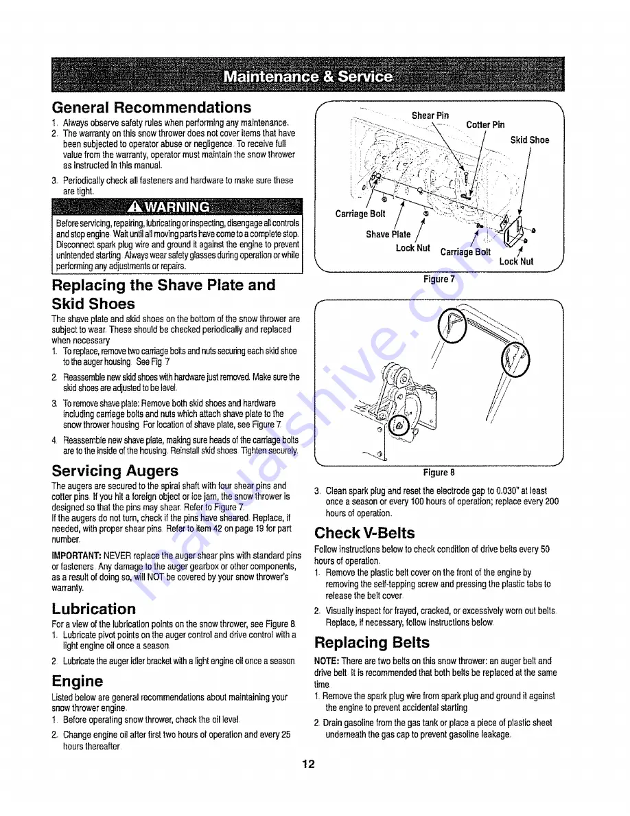 Craftsman 247.885550 Operator'S Manual Download Page 12