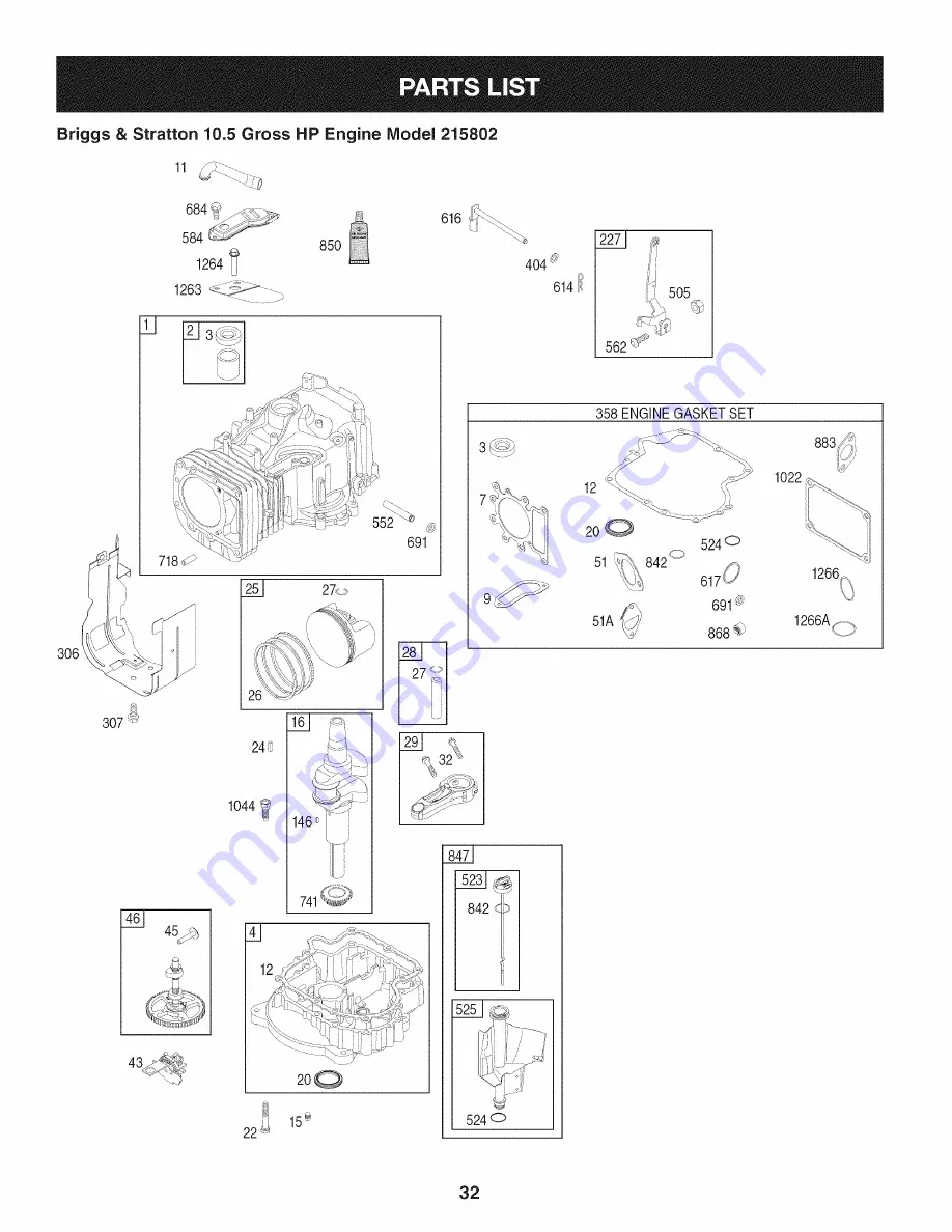 Craftsman 247.887330 Скачать руководство пользователя страница 32