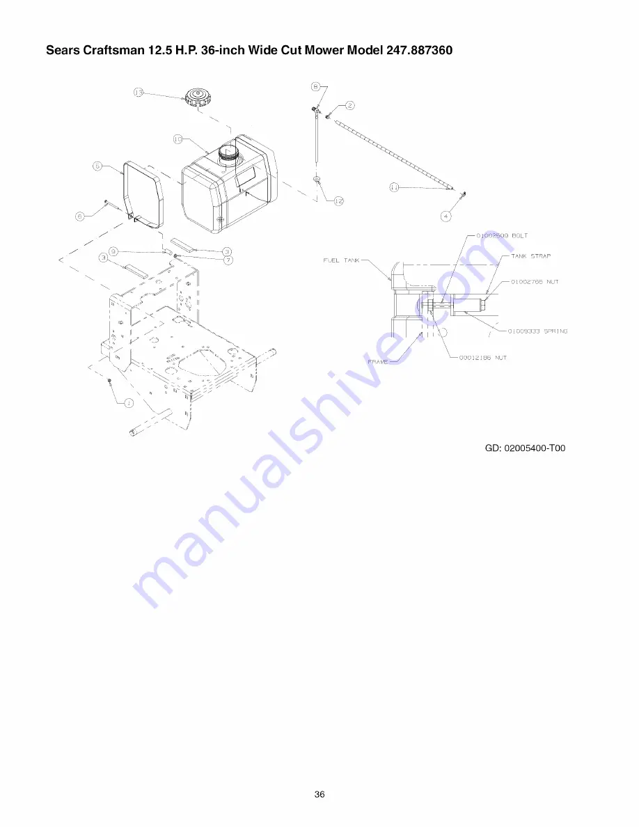 Craftsman 247.887360 Скачать руководство пользователя страница 36