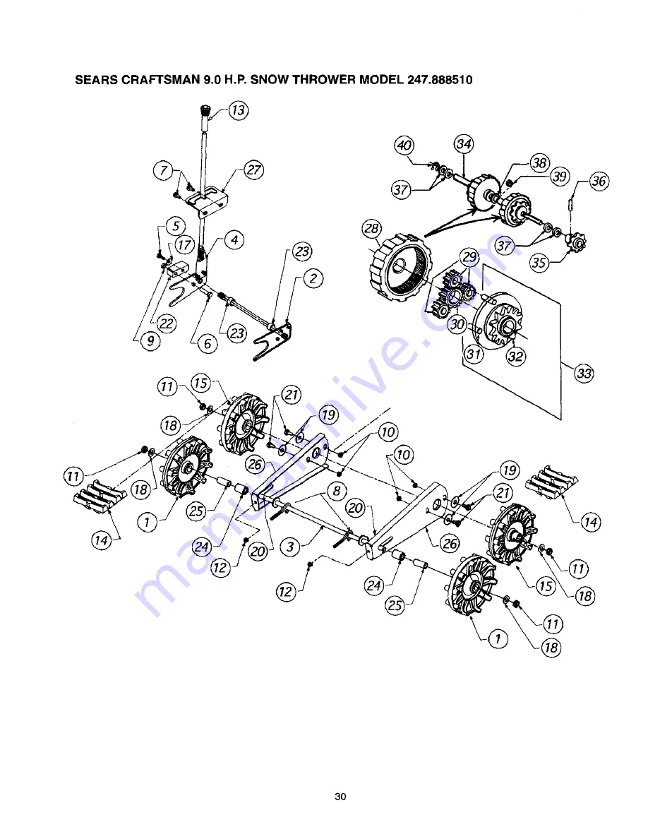 Craftsman 247.88851 Owner'S Manual Download Page 30