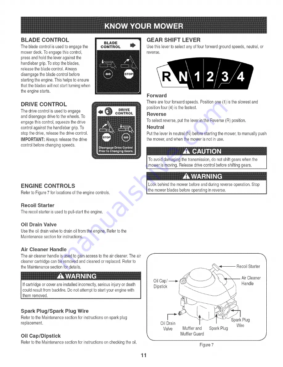 Craftsman 247.889330 Operator'S Manual Download Page 11