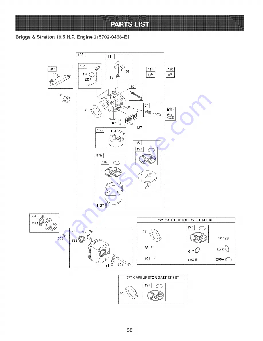 Craftsman 247.889330 Скачать руководство пользователя страница 32