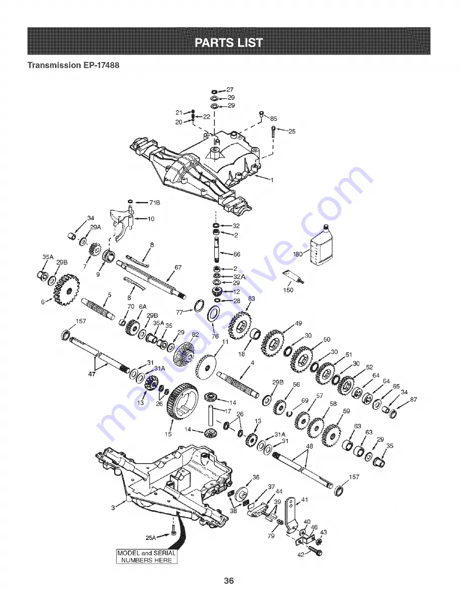 Craftsman 247.889330 Скачать руководство пользователя страница 36