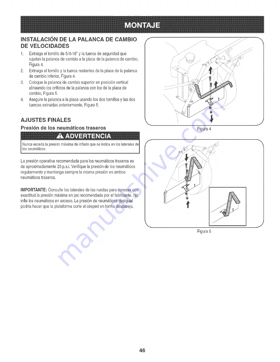 Craftsman 247.889330 Operator'S Manual Download Page 46