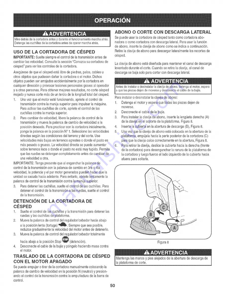 Craftsman 247.889330 Скачать руководство пользователя страница 50