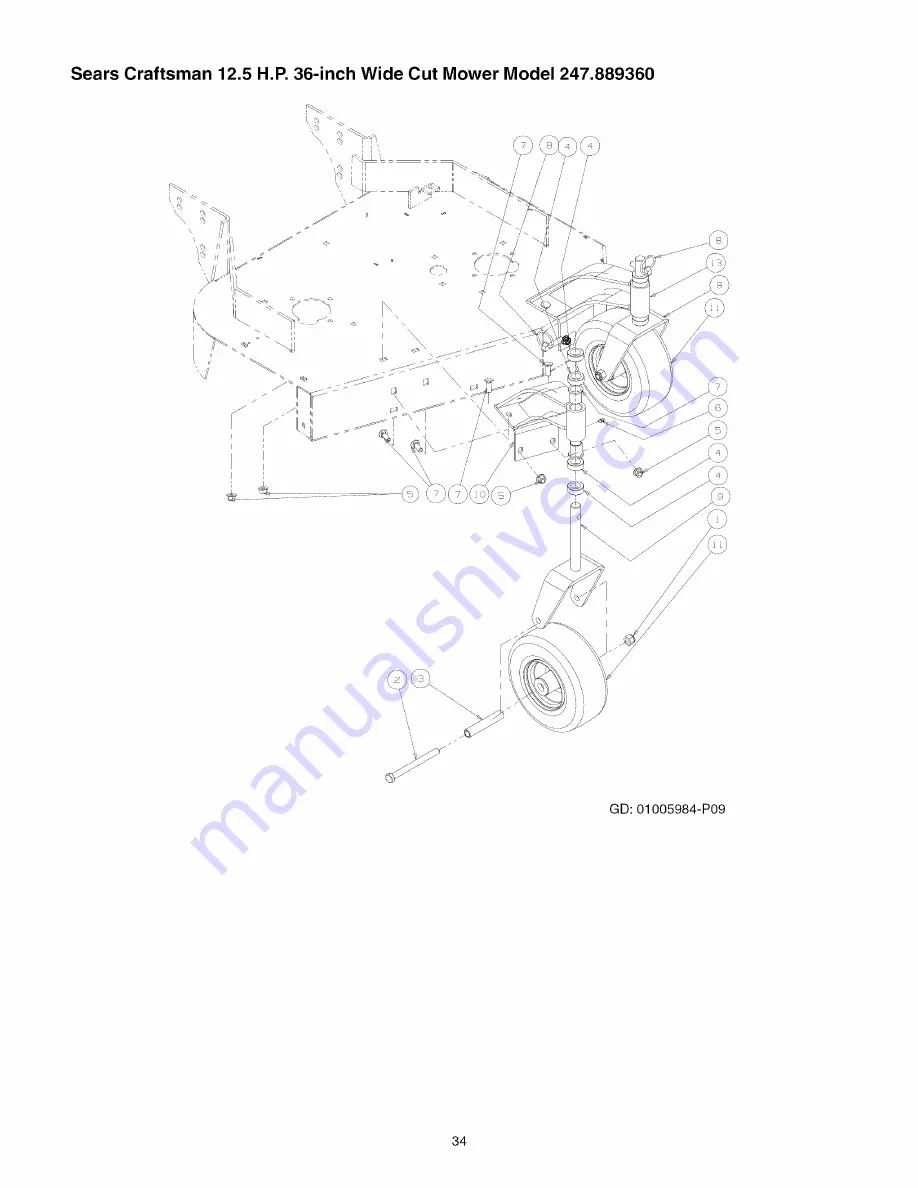 Craftsman 247.889360 Operator'S Manual Download Page 34