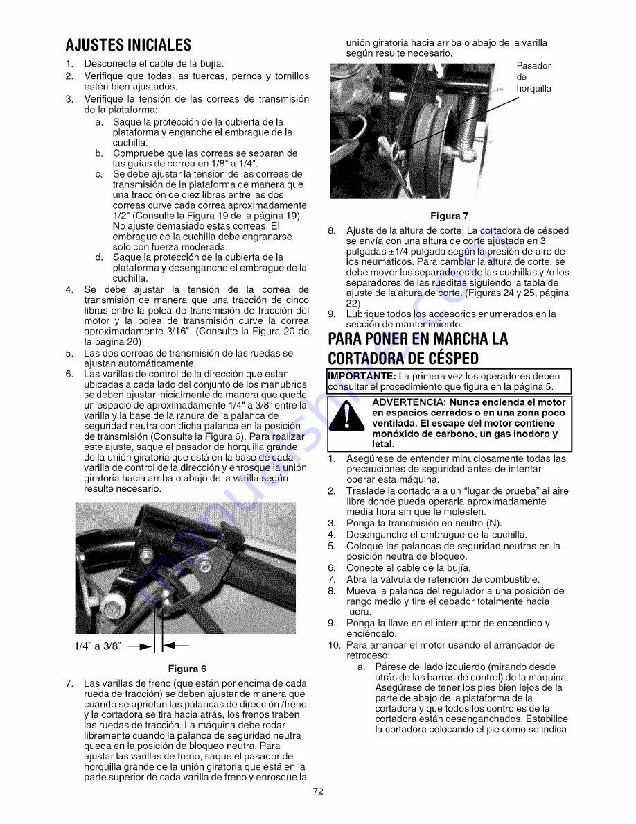 Craftsman 247.889360 Operator'S Manual Download Page 72