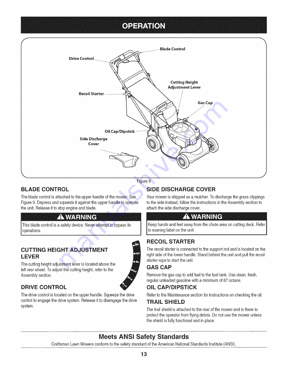 Craftsman 2470371081 Operator'S Manual Download Page 13