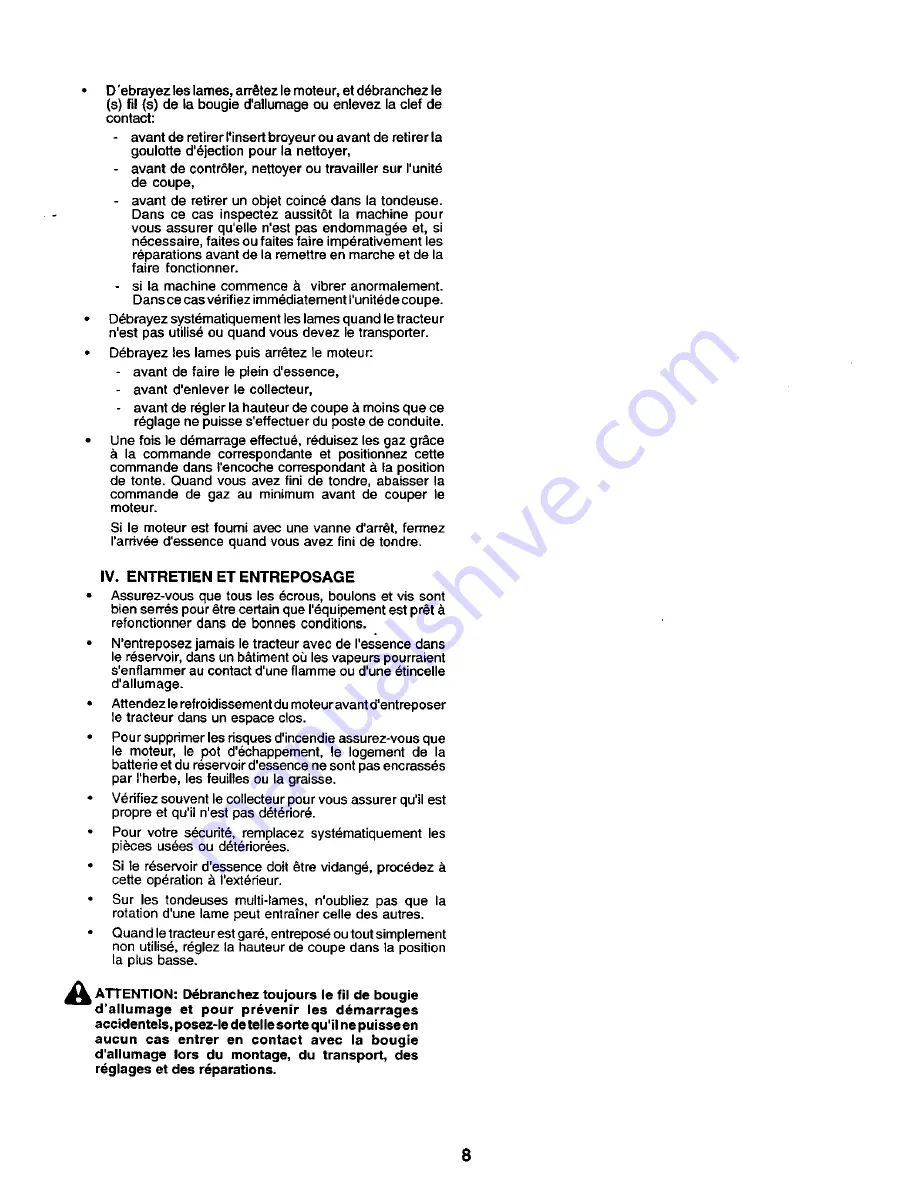 Craftsman 25044 Instruction Manual Download Page 8