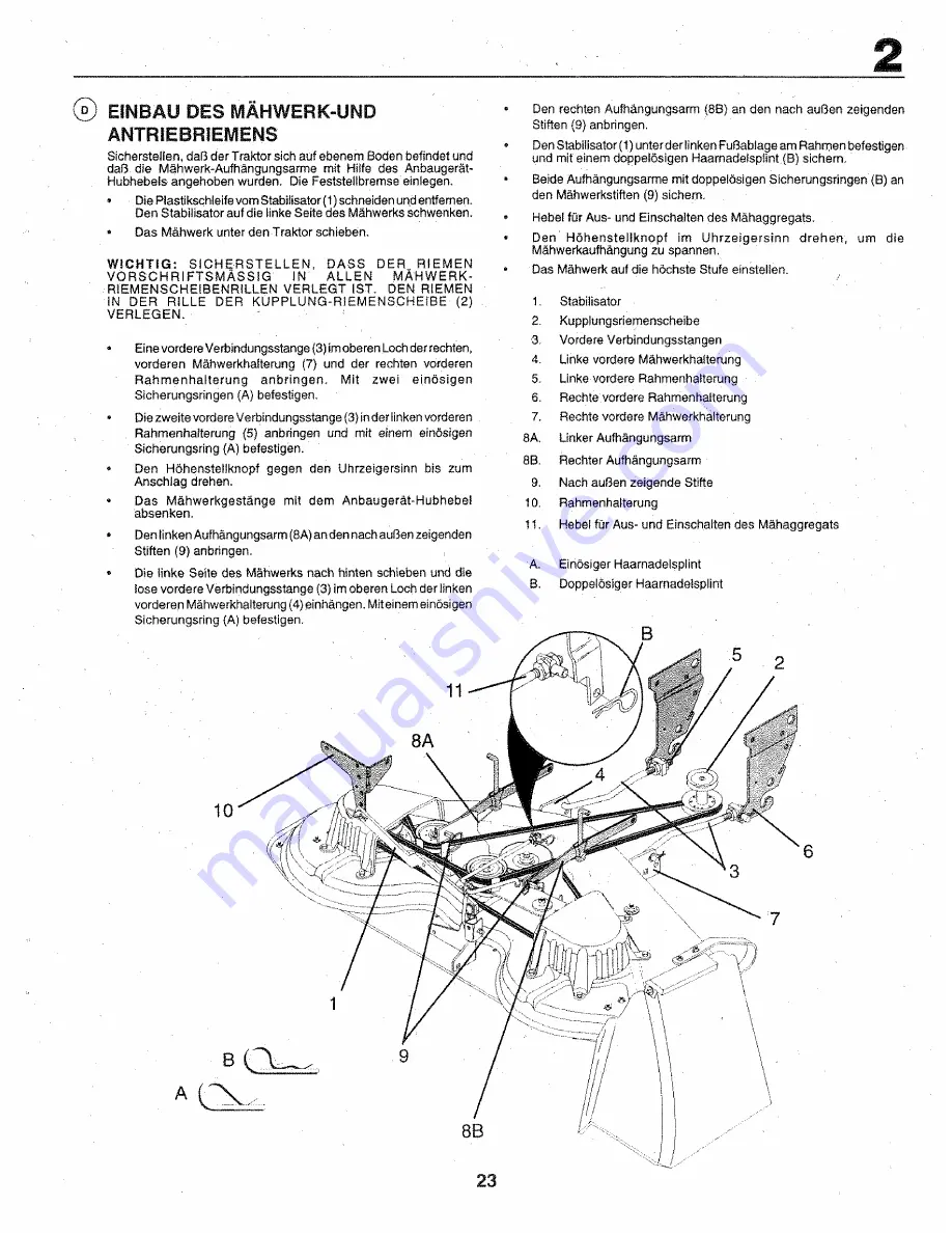 Craftsman 251360 Instruction Manual Download Page 23