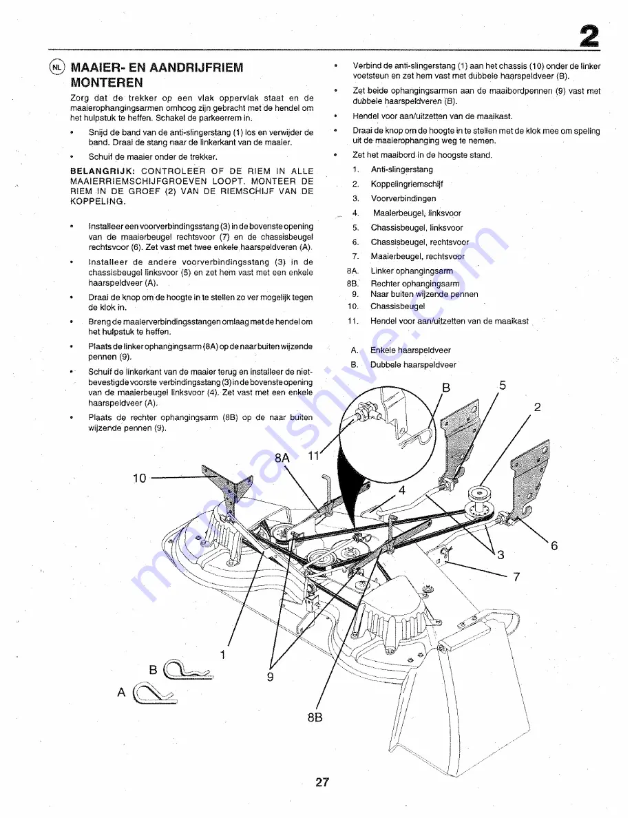 Craftsman 251360 Instruction Manual Download Page 27