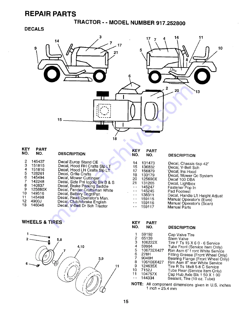 Craftsman 252800 Скачать руководство пользователя страница 13