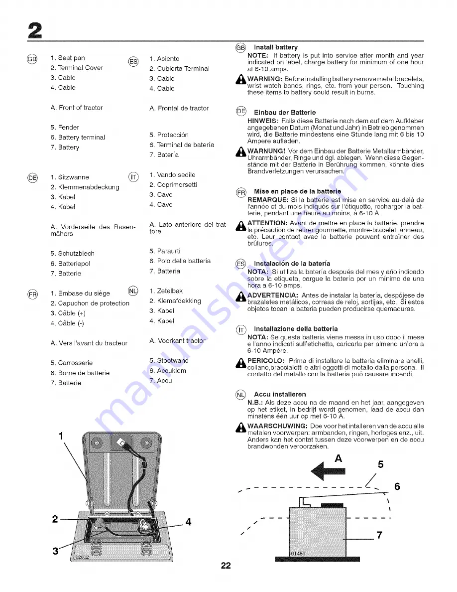 Craftsman 25310 Instruction Manual Download Page 22