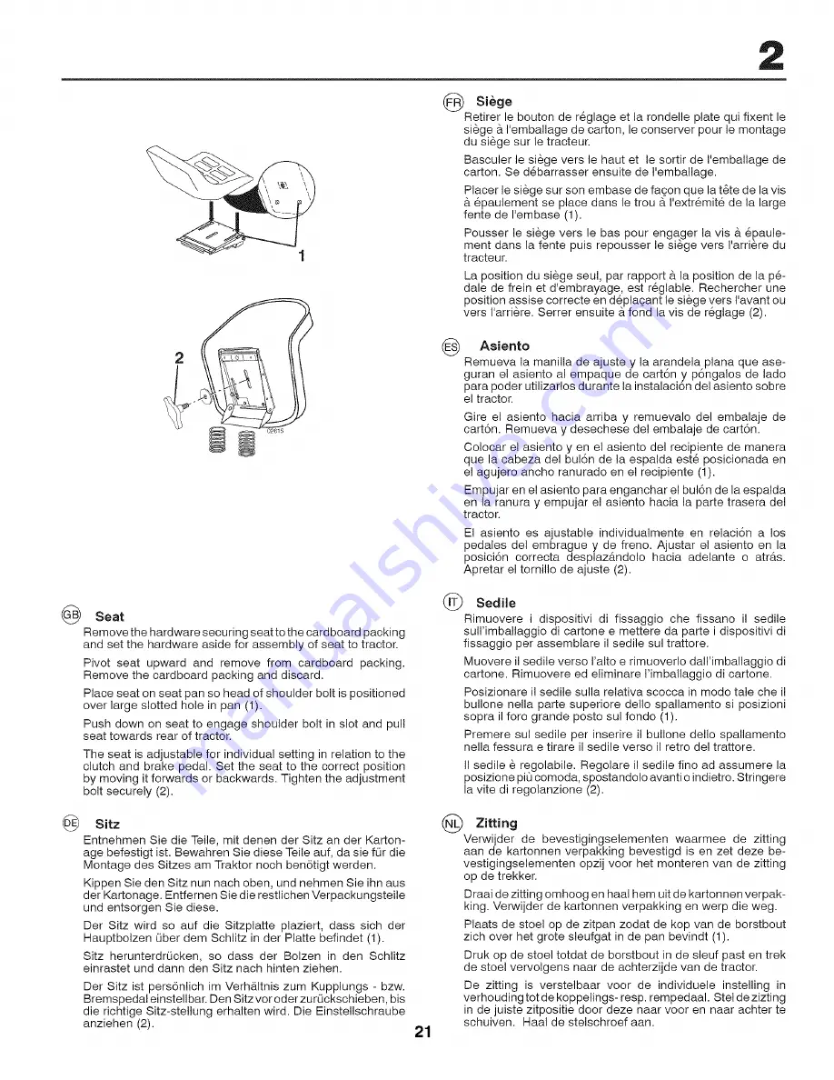 Craftsman 25328 Instruction Manual Download Page 21