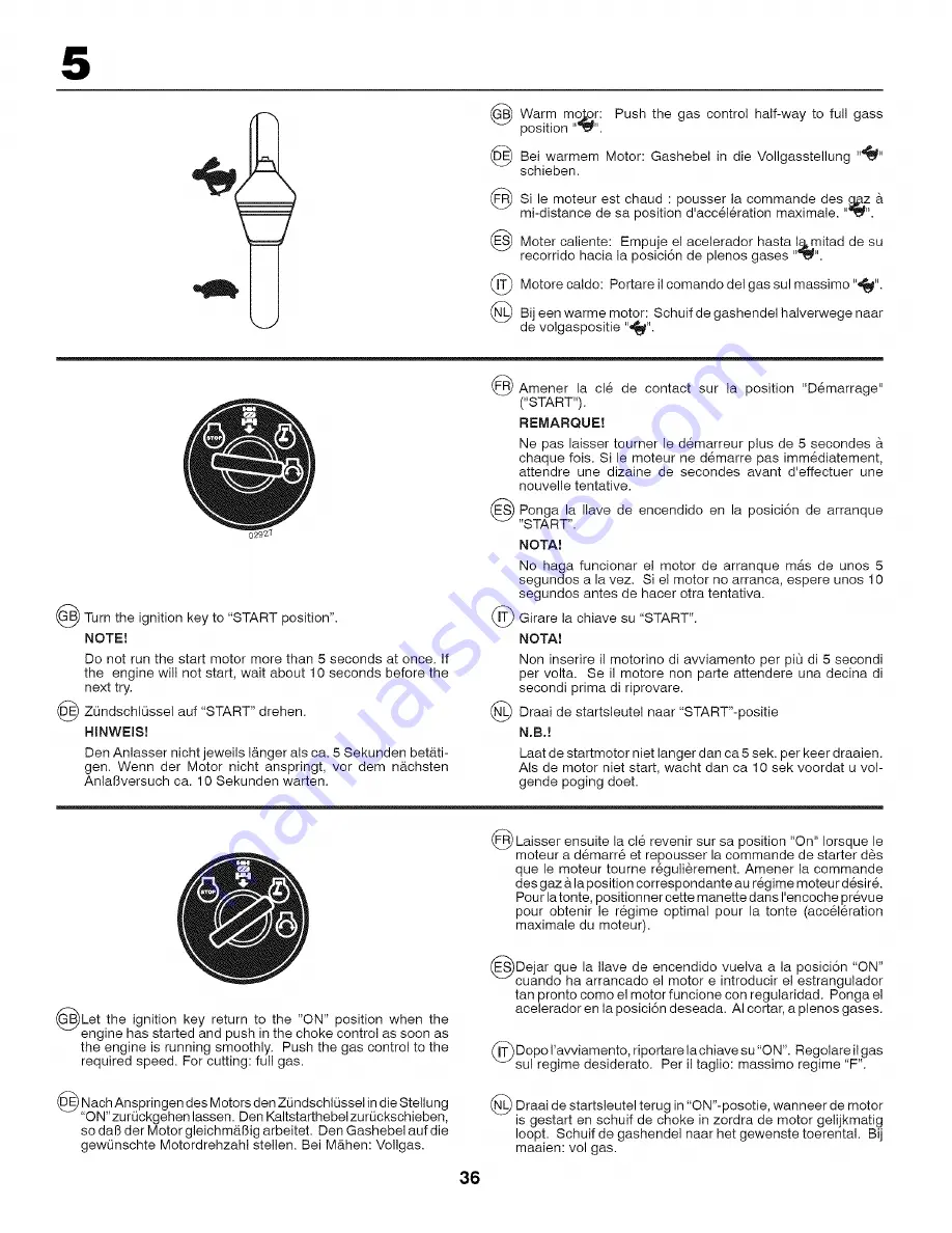 Craftsman 25328 Instruction Manual Download Page 36