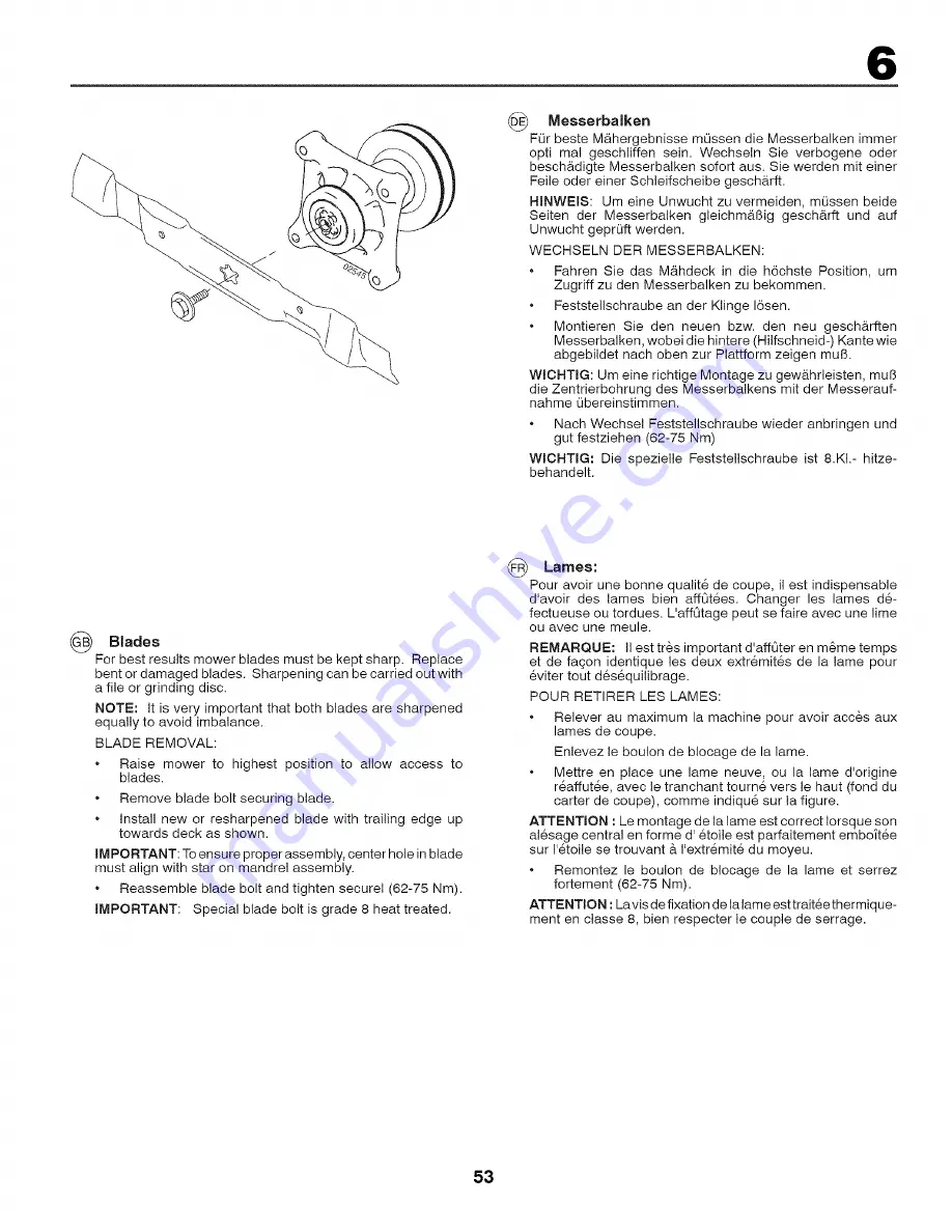 Craftsman 25328 Instruction Manual Download Page 53