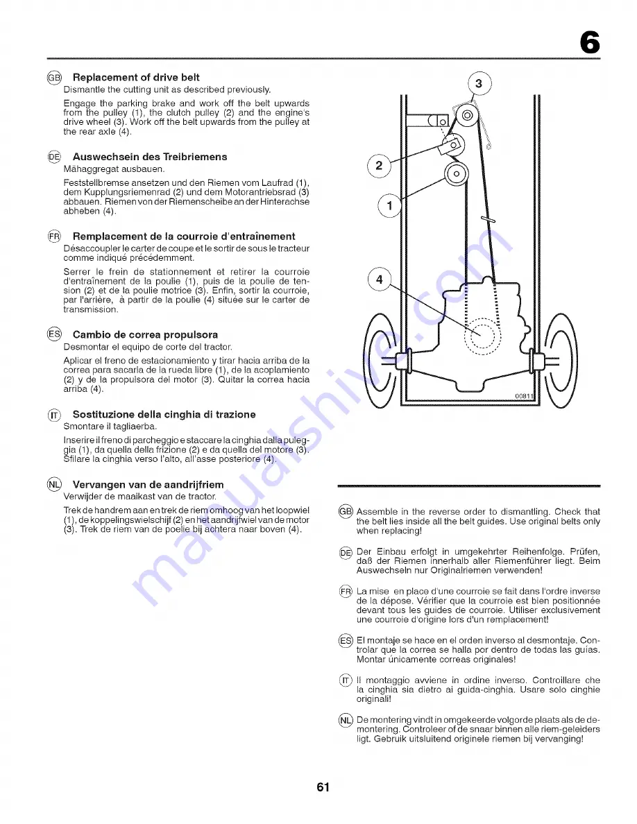 Craftsman 25328 Instruction Manual Download Page 61