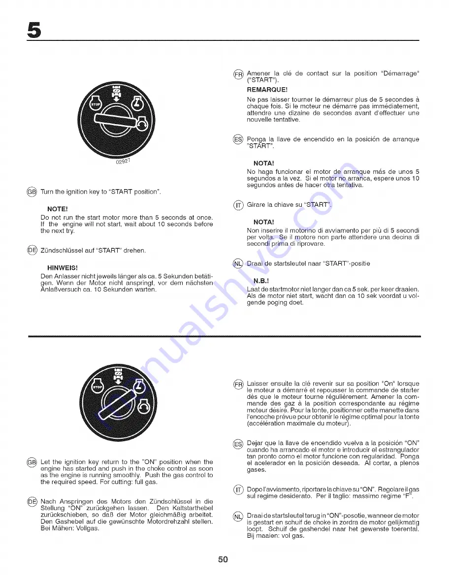 Craftsman 25333 Instruction Manual Download Page 50