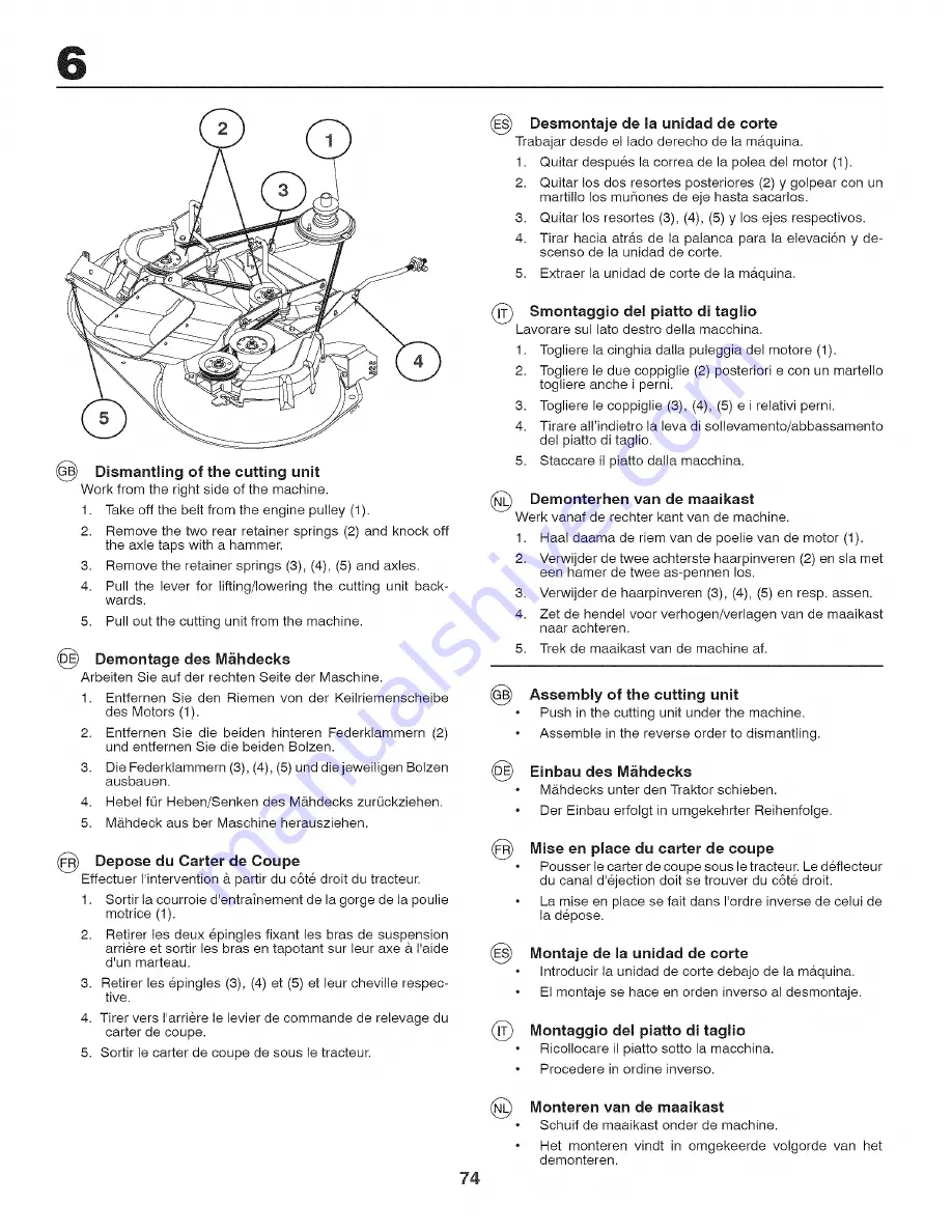 Craftsman 25333 Instruction Manual Download Page 74