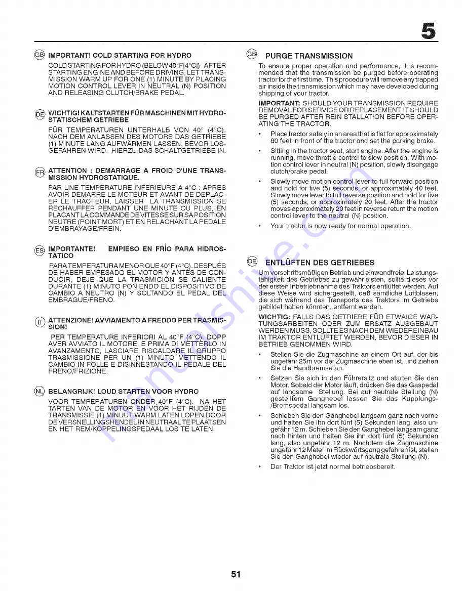 Craftsman 25334 Instruction Manual Download Page 51