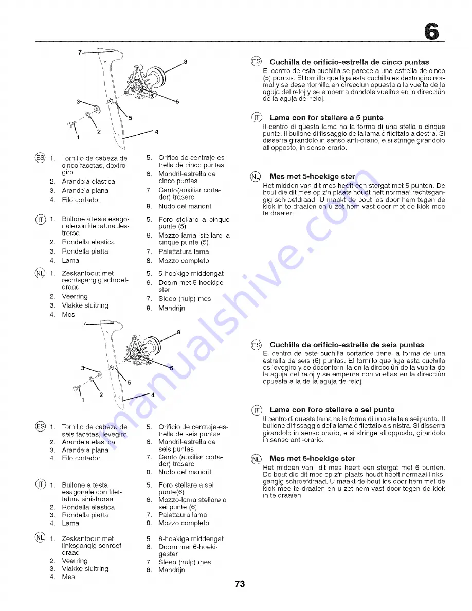 Craftsman 25334 Instruction Manual Download Page 73