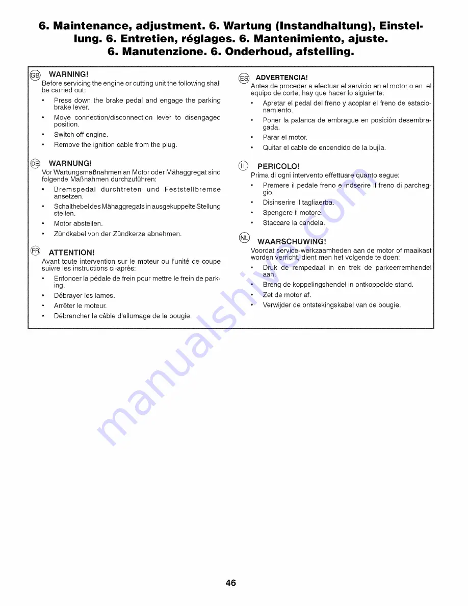 Craftsman 25365 Instruction Manual Download Page 126