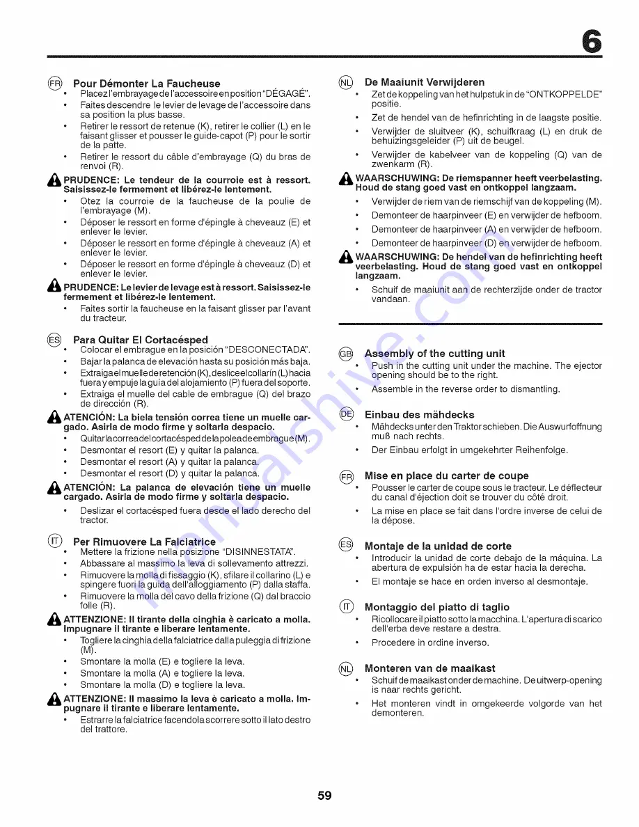 Craftsman 25365 Instruction Manual Download Page 139